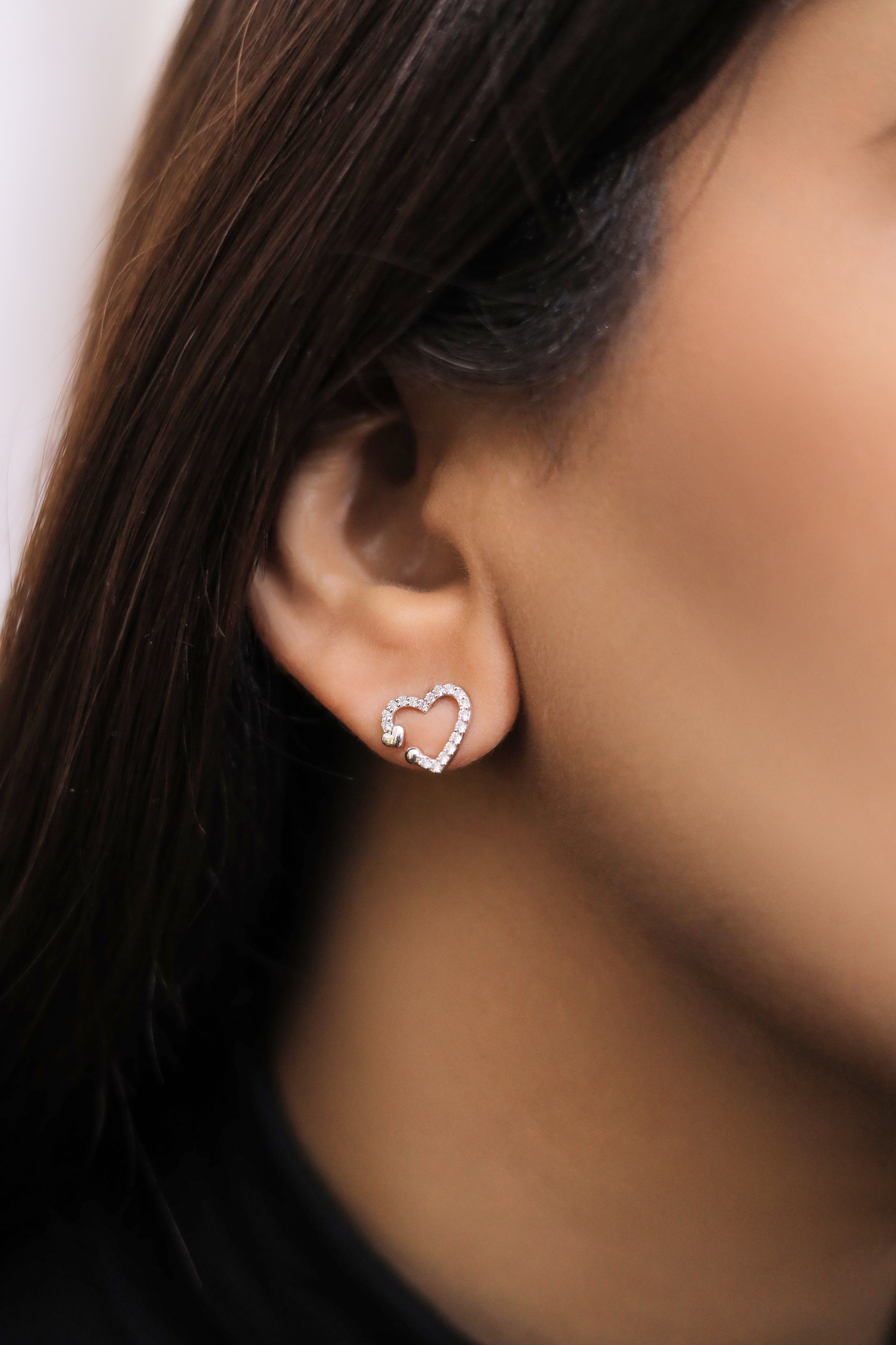 Open Heart Studs